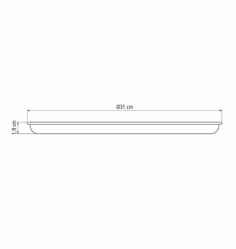 Pizzera Antiadherente Ø30cm Perforada - Imagen 3