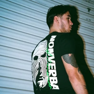CAMISETA "BALACLAVA" NEGRA/VERDE