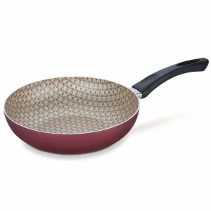Sarten Hondo / Wok Ø28cm Antiadherente Paris Rojo