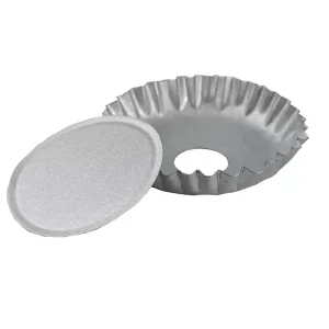 Molde Tarteleta / Tartera Chapa Aluminizada Desmontable 12cm