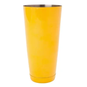 Vaso Boston Tin Con Contrapeso Acero Inox 28oz Amarillo