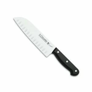 Cuchillo Santoku Alveolado 3 Claveles 18cm Uniblock